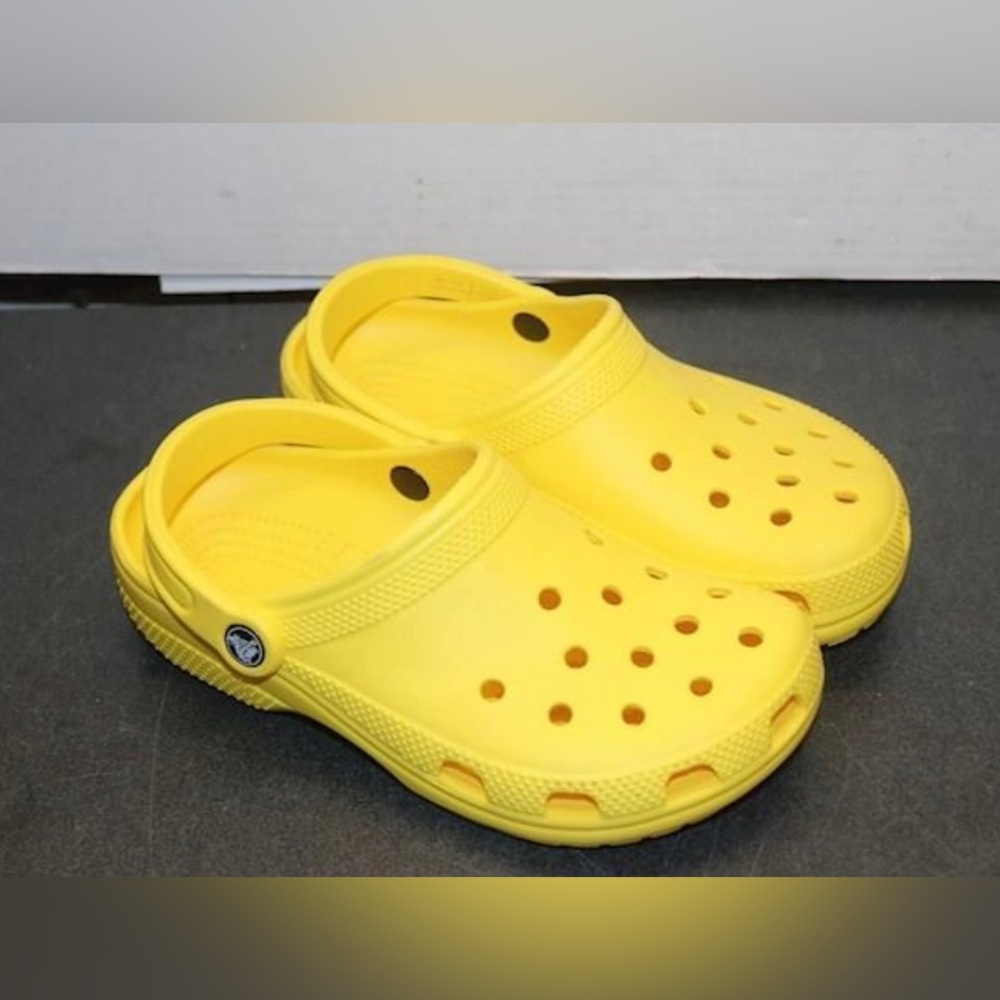 Yellow Crocs - like new!